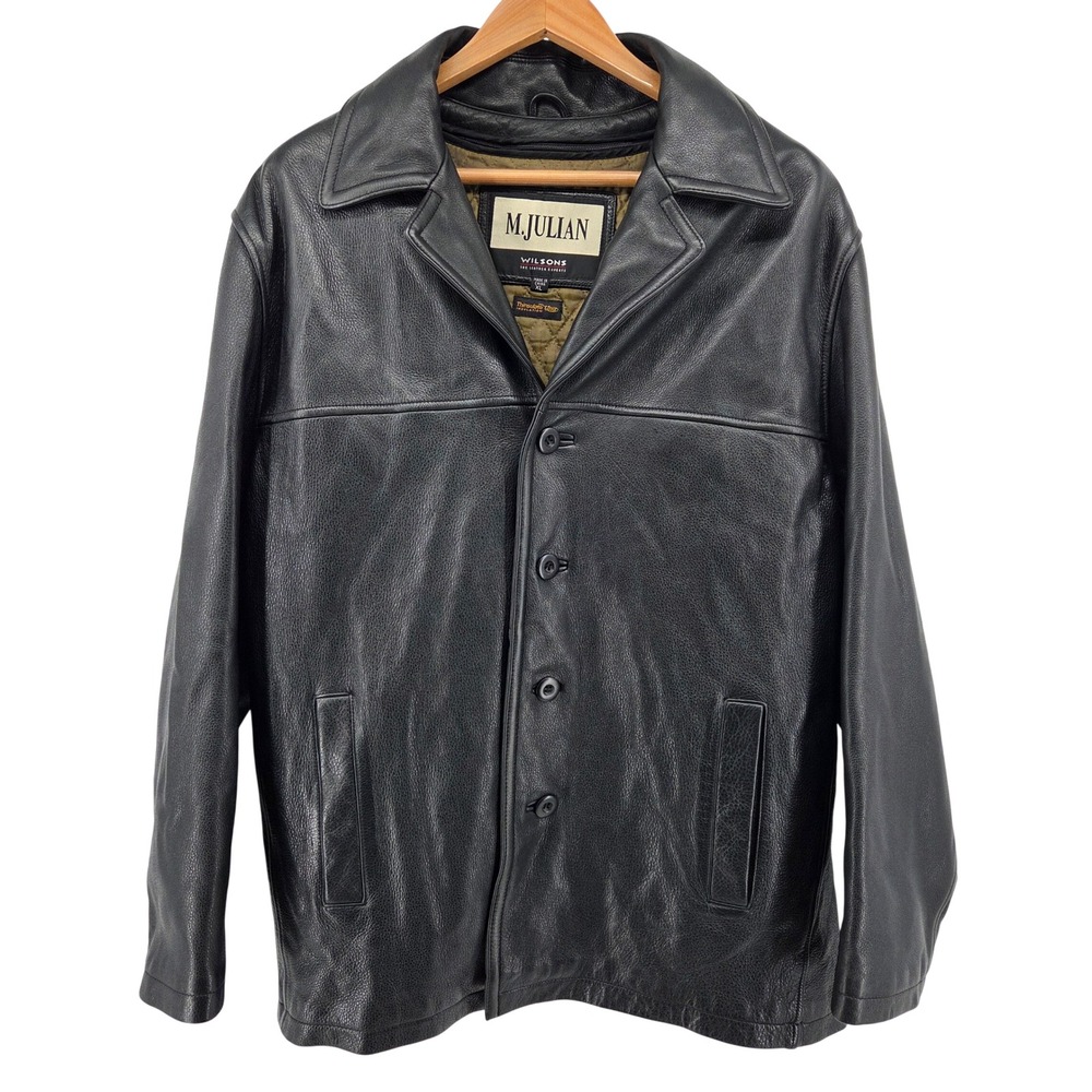 Wilsons Leather M. Julian Jacket XL Black Coat Jacket Thinsulate Dean Winchester